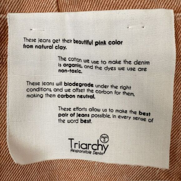 NEW! Triarchy Jumpsuit in Clay One Piece Denim Jumper Lined to Cuff Oversized XS - Picture 6 of 16